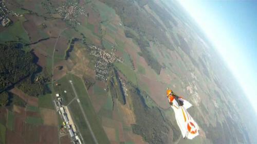 raw cutted flights over calden,germany