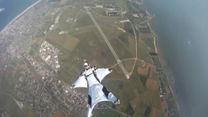 Wingsuit-Team Flybywire, Training over Sylt, July 2013